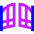 Open Gate Icon from Sharp Neon Set
