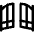 Open Gate Icon from Core Line Set