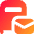 Post Office Icon from Core Gradient Set