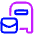 Post Office Icon from Plump Neon Set