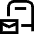 Post Office Icon from Sharp Line Set