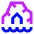 Sea Cave Icon from Sharp Neon Set