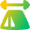 Tent Width Arrows Left Right Icon from Flex Gradient Set
