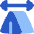 Tent Width Arrows Left Right Icon from Flex Flat Set