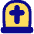 Tombstone Cemetery Graveyar Dead Icon from Plump Pop Set