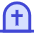 Tombstone Cemetery Graveyar Dead Icon from Sharp Duo Set