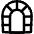 Tunnel Arc Gate Icon from Flex Line Set