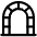 Tunnel Arc Gate Icon from Plump Line Set