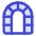 Tunnel Arc Gate Icon from Core Duo Set