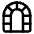 Tunnel Arc Gate Icon from Core Line Set