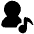 Artist Song icon - Free transparent PNG, SVG. No sign up needed.