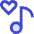 Favorite Heart Playlist Icon from Sharp Duo Set