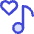 Favorite Heart Playlist icon - Free transparent PNG, SVG. No sign up needed.
