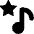Favorite Star Playlist icon - Free transparent PNG, SVG. No sign up needed.