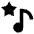 Favorite Star Playlist icon - Free transparent PNG, SVG. No sign up needed.