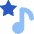 Favorite Star Playlist icon - Free transparent PNG, SVG. No sign up needed.