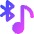 Media Bluetooth On Icon from Core Gradient Set