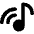 Music Cast Icon from Core Solid Set