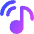 Music Cast Icon from Flex Gradient Set