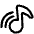 Music Cast Icon from Plump Line Set