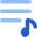Song Lyric Icon from Core Flat Set