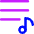 Song Lyric Icon from Core Neon Set