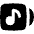 Song Music Album Icon from Flex Solid Set