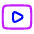 Video Player Solo Icon from Plump Neon Set