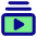 Video Playlist Subscription Icon from Core Pop Set