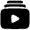 Video Playlist Subscription Icon from Plump Solid Set