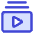 Video Playlist Subscription Icon from Core Duo Set