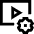 Video Settings Icon from Sharp Line Set