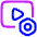 Video Settings Nut Icon from Plump Neon Set