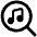 Music Search Icon from Ultimate Bold Set
