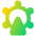 Ferris Wheel Icon from Plump Gradient Set