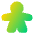 Meeple Icon from Plump Gradient Set