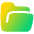 Open Folder Icon from Plump Gradient Set