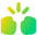 Fist Bump Icon from Plump Gradient Set
