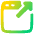 New Window Icon from Plump Gradient Set
