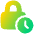 Temporary Lock Icon from Plump Gradient Set