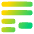 List Minus Icon from Plump Gradient Set