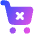 Shopping Cart Cross Icon from Plump Gradient Set