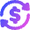 Subscription Cashflow Icon from Plump Gradient Set