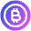 Bitcoin Circle 1 Icon from Plump Gradient Set