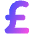 Pound Icon from Plump Gradient Set