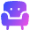 Chair 2 Icon from Plump Gradient Set