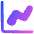 Graph Increase Icon from Plump Gradient Set