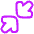 Line Arrow Shrink Diagonal Large 1 Icon from Plump Neon Set