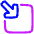 Line Arrow Minimize Window 3 Icon from Plump Neon Set