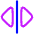 Triangle Arrow Move Horizontal Icon from Plump Neon Set